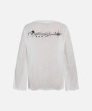 DAXUEN Distressed graphic long sleeve t-shirt