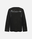 DAXUEN Distressed graphic long sleeve t-shirt