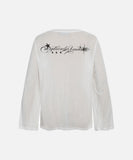 DAXUEN Distressed graphic long sleeve t-shirt