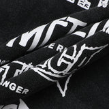 DAXUEN washed grey oversized distressed graphic tee