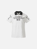DAXUEN Distressed graphic polo shirt with unique designs