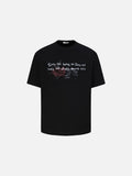 DAXUEN Distressed graphic short sleeve t-shirt