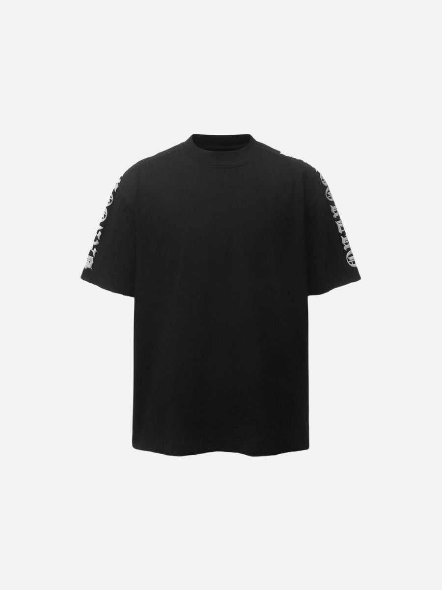 DAXUEN Distressed short-sleeved graphic t-shirt