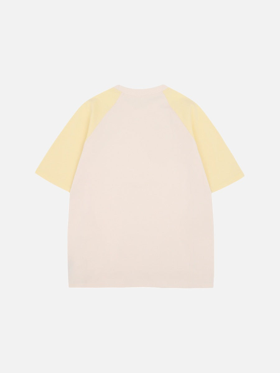 DAXUEN Short-sleeved crew-neck t-shirt with graphic print