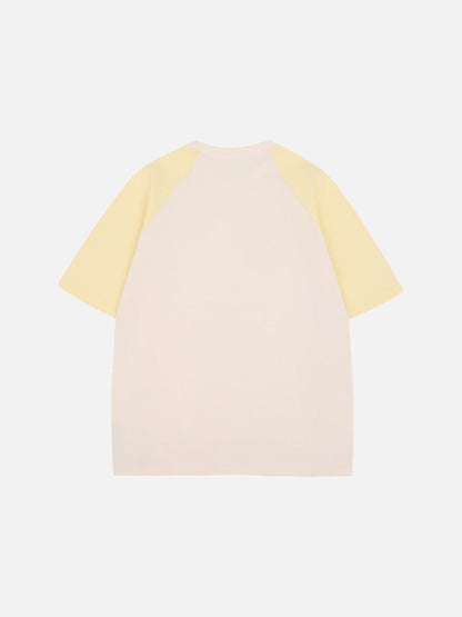 DAXUEN Short-sleeved crew-neck t-shirt with graphic print
