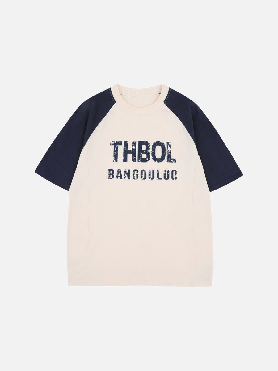 DAXUEN Short-sleeved crew-neck t-shirt with graphic print