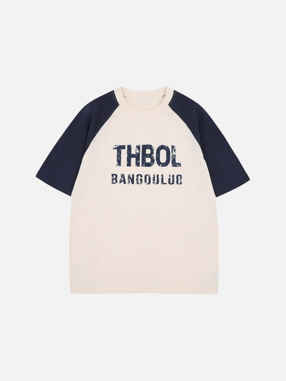 DAXUEN Short-sleeved crew-neck t-shirt with graphic print