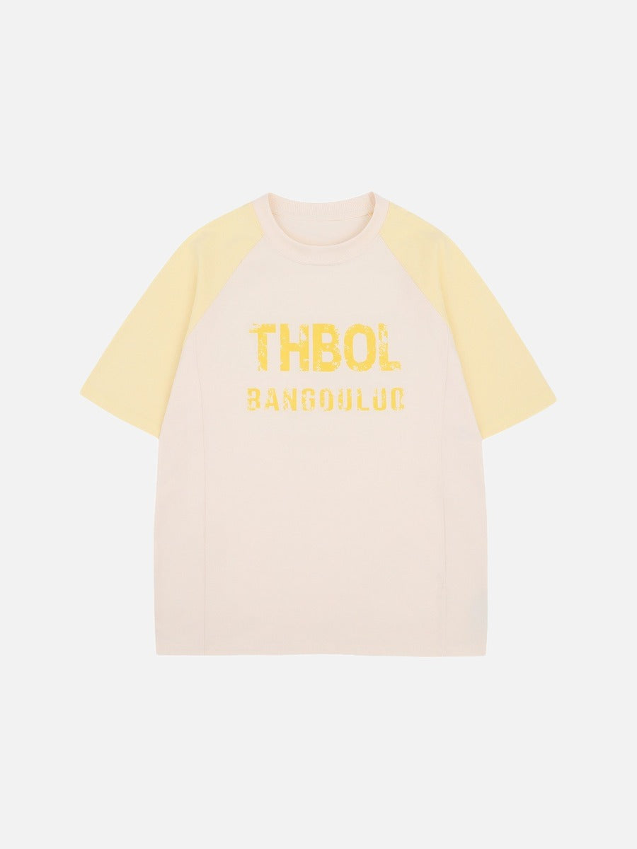 DAXUEN Short-sleeved crew-neck t-shirt with graphic print
