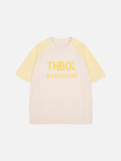 DAXUEN Short-sleeved crew-neck t-shirt with graphic print