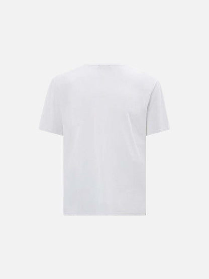 DAXUEN Oversized short-sleeved T-shirt with distressed graphic print