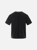 DAXUEN faded black distressed text graphic t-shirt