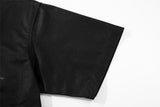 Black Distressed Guitar Shirts