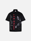 Black Distressed Guitar Shirts