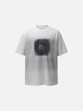DAXUEN Distressed oversized T-shirt with heart graphic