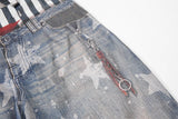 Distressed Light Blue Denim