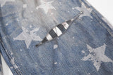 Distressed Light Blue Denim Jeans