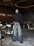Distressed Light Blue Denim Jeans