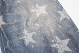 Distressed Light Blue Denim Jeans