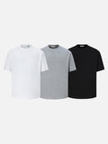 DAXUEN Men's short-sleeved loose fit t-shirt with distressed details
