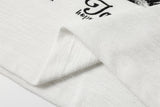 DAXUEN black oversized multi-panel graphic tee
