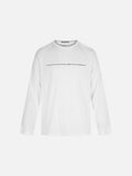 DAXUEN black long sleeve distressed musical-note graphic top