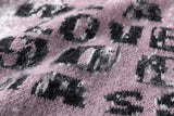 DAXUEN pink oversized splatter graphic sweater