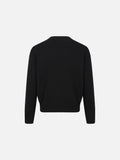Distressed Pixelated Rock Graphic Knit Sweater