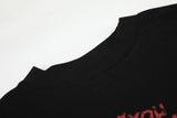 DAXUEN white oversized distressed abstract graphic tee