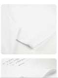 DAXUEN white oversized distressed red graphic tee