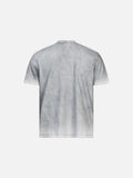 DAXUEN washed grey photo collage graphic t-shirt