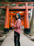 Distressed Splatter Graphic Long-Sleeve T-Shirt
