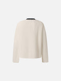 Distressed Star Appliqué Waffle Knit Top