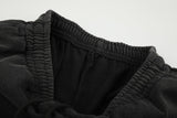 DAXUEN washed dark blue-grey wide-leg sweatpants with sword graphic