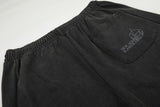 DAXUEN washed dark blue-grey wide-leg sweatpants with sword graphic