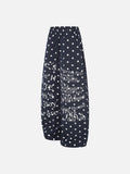 DAXUEN white and black star print wide-leg pants