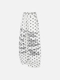 DAXUEN white and black star print wide-leg pants