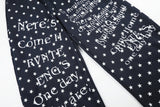 DAXUEN white and black star print wide-leg pants
