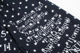 DAXUEN white and black star print wide-leg pants