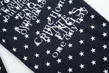 DAXUEN white and black star print wide-leg pants