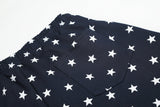 DAXUEN white and black star print wide-leg pants