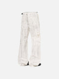 DAXUEN Distressed tie-dye loose-fit pants
