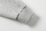 DAXUEN grey marl hoodie with distressed Union Jack graphic