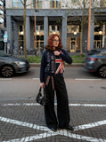 DAXUEN grey marl hoodie with distressed Union Jack graphic — model photo