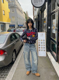 DAXUEN distressed-wide-leg-cargo-jeans — model photo