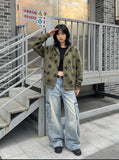 DAXUEN distressed-wide-leg-cargo-jeans — model photo