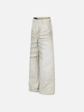 DAXUEN Distressed wide-leg casual pants