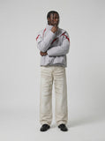 DAXUEN Distressed wide-leg casual pants — model photo