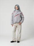 DAXUEN Distressed wide-leg casual pants — model photo