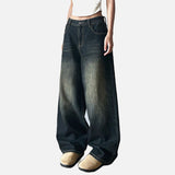 DAXUEN Distressed wide leg denim jeans