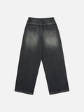 DAXUEN Distressed wide leg denim jeans